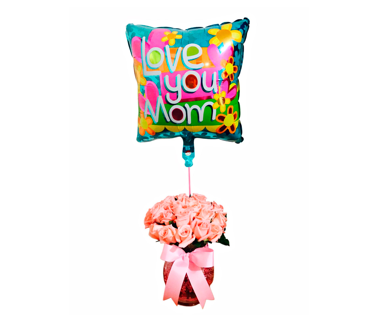 Rosas y Globo