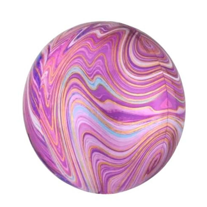 Esfera morado de rayas